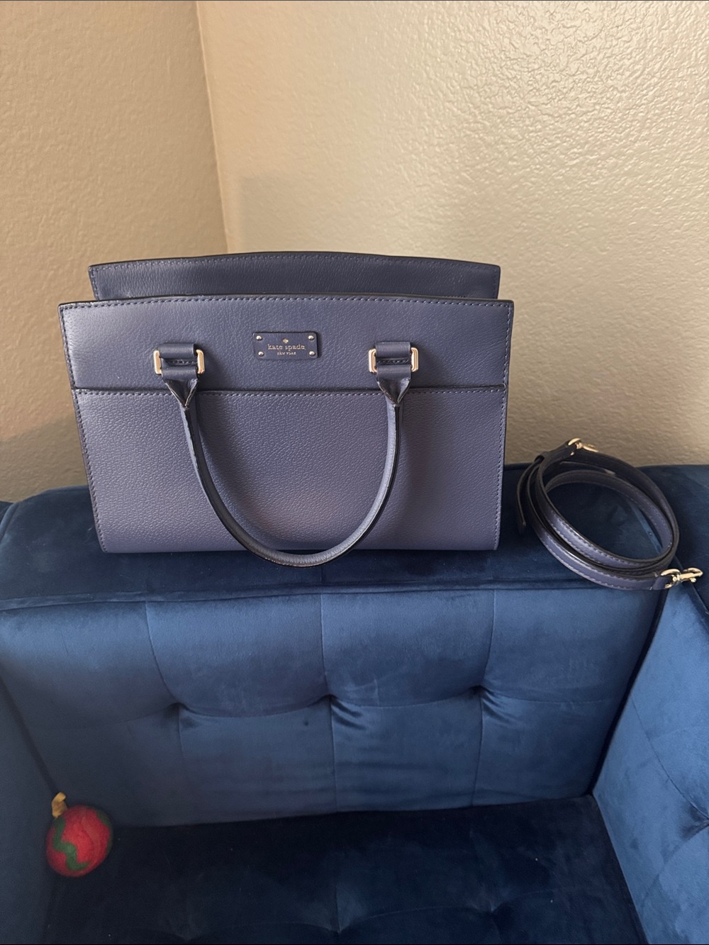 kate spade Leather Satchel with Detachable Strap